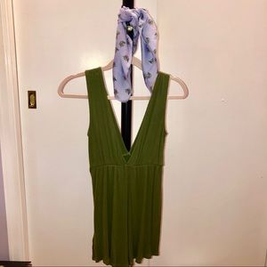 Urban green romper